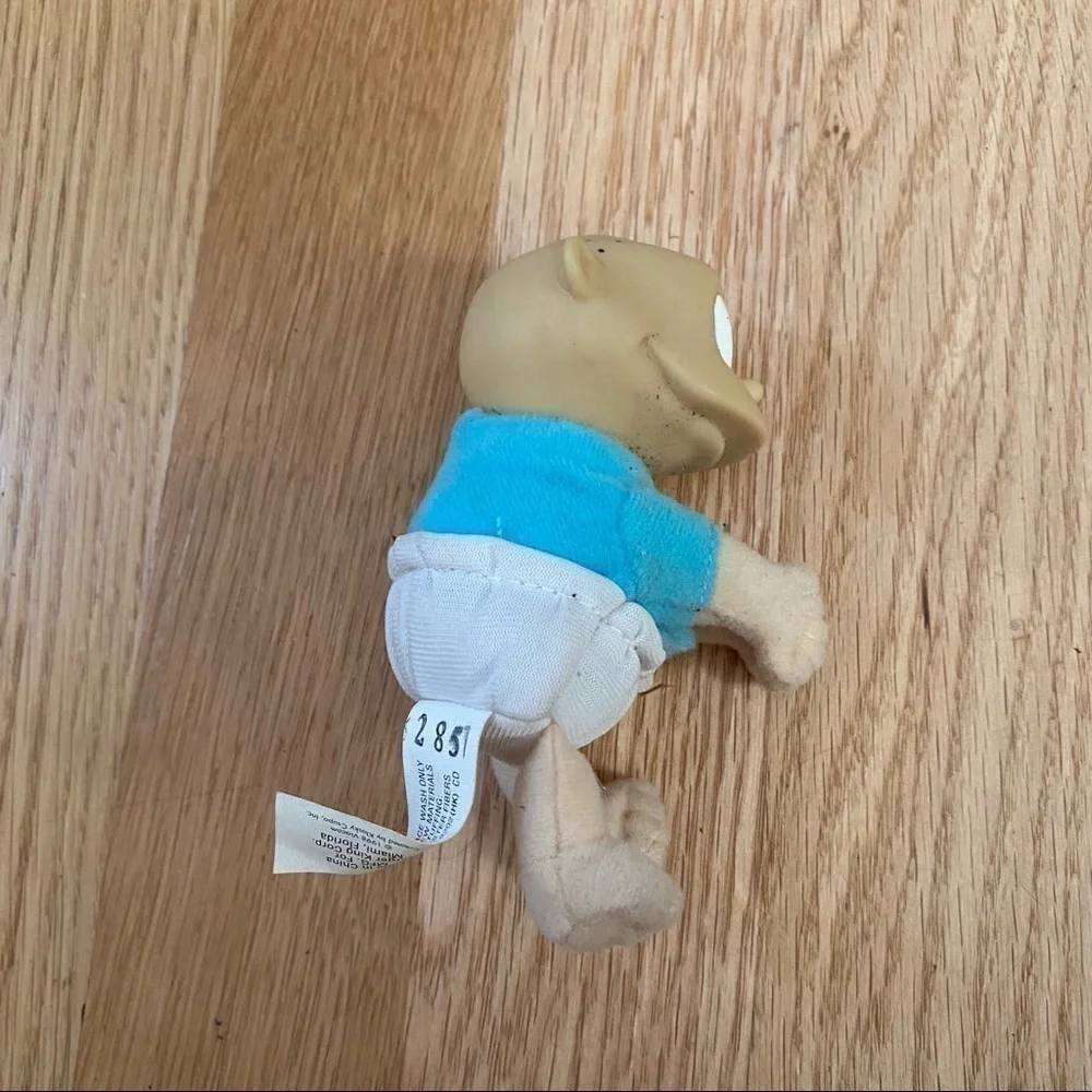 Vintage Rugrats Tommy Pickles Backpack Clip Plush Doll Burger King Promo 90s